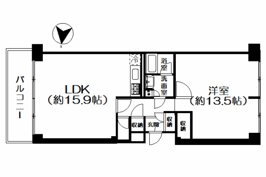 フェアモントビュー伊豆　相模湾眺望1LDK　東向き陽当たり良好